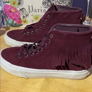 Vans Ski8-Hi Suede Fringe